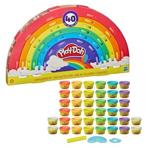 Play-Doh 40-Pack Colorful Modeling Compound Set with tools- limited edition